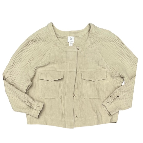 b new york Light Tan Utility Jacket - Picture 1 of 8